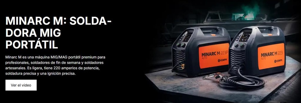 Nuevo equipo MIG portatil KEMPPI Minarc M